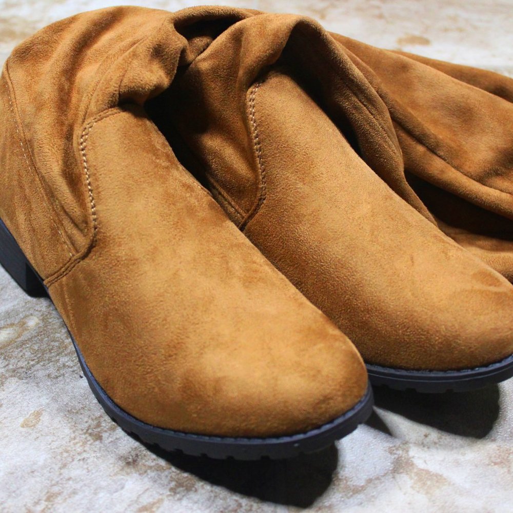 Tan Over The Knee Boots